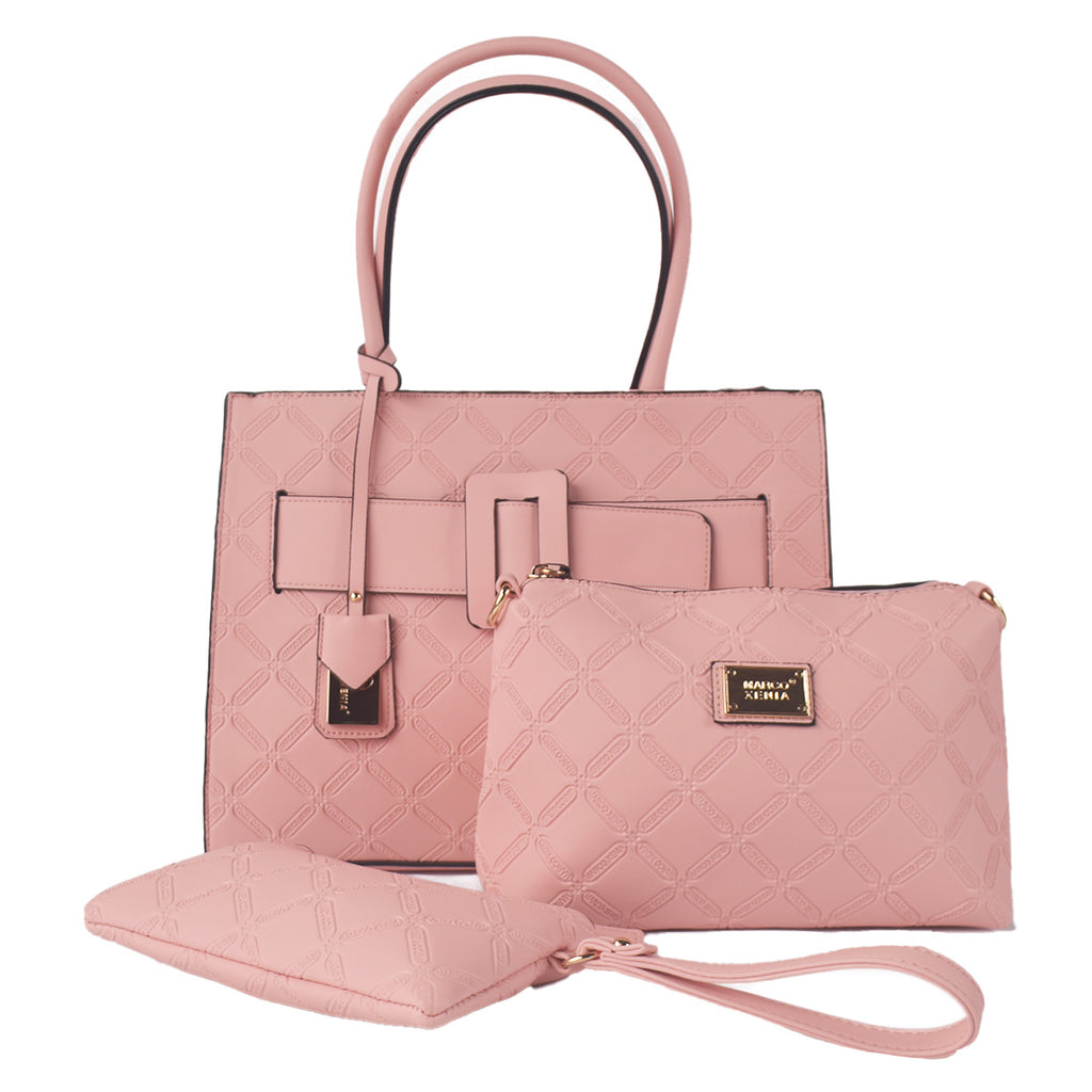 Cartera 3 en 1 Amanda Rosa