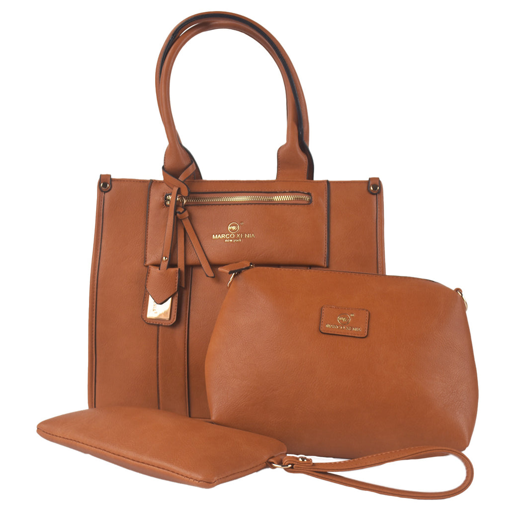 Cartera 3 en 1 Betty Marrón