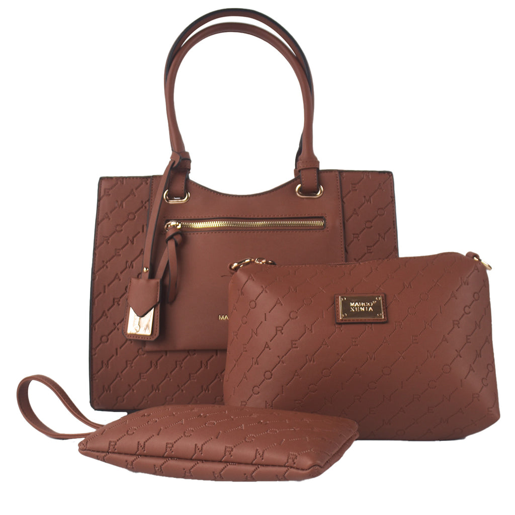 Cartera 3 en 1 Briana Coffee