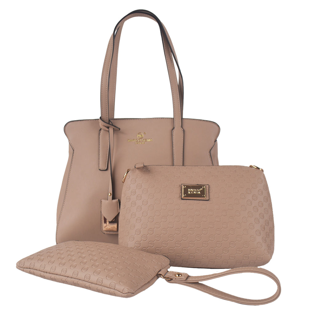 Cartera 3 en 1 Brunela Beige