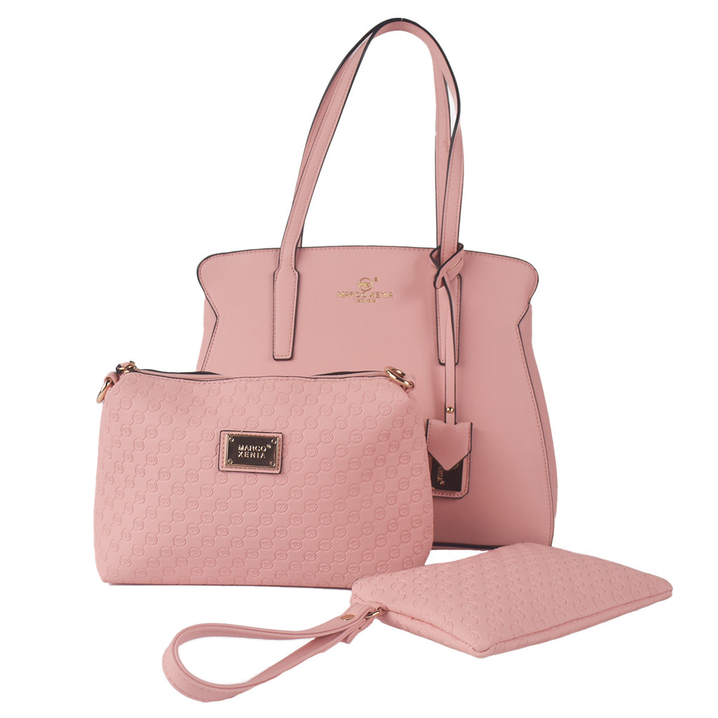 Cartera 3 en 1 Brunela Rosa